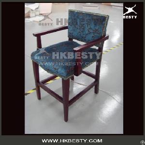 Antique Solid Wood Jewelry Armchair For Luxury Store / Shop Showroom