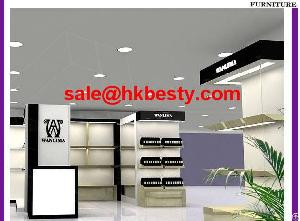 Brand Bag Shop Fixture / Display Showcase / Bag Showroom Furniture With High Power Led Light