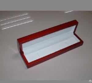 High End Cherry Red Necklace Jewelry Display Box