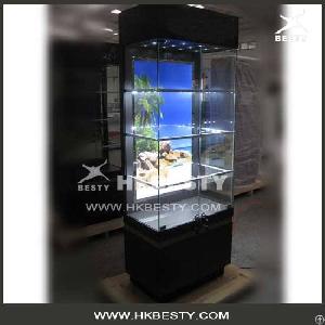 Jewellery Shop Glass Display Cabinets / Cabinet Glass Display Fixtures Usa