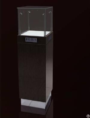 Jewelry Pedestal Showcase Display With Aluminium Base