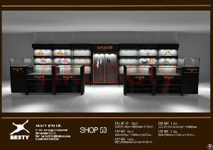 Jewlery Store Layout / Perfume Display Case / Branded Bag Store Showcase Cabinet