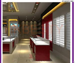 Sunglasses Shop Design / Optical Store Glass Shelves Furniture / Sunglass Display Stand