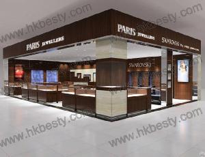 Swarovski Luxury Crystal Display Shop Design / Jewlery Showroom Funiture Deisgn