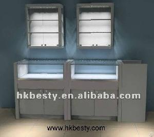 Top Class Jewelry Kiosk / Perfume Shop Furniture / Watch Display Showcase