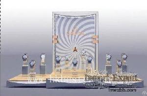 Top Class Wooden Watch Display Set Watch Window Displays