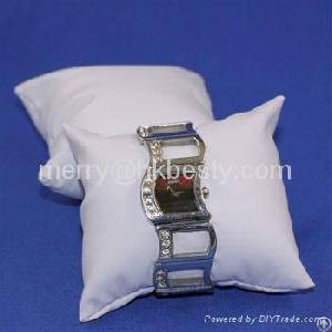 fabric watch display pillow