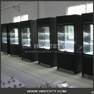 Wholesale High Quality Led Glass Wooden Wall Cabinets For Jewlery Stores