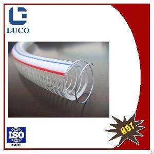 Pvc Suction Hose With Spiral Steel Wire Reinforced