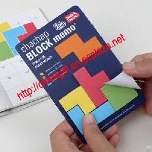 Tetris Block Memo Adhesive 80 Sheets