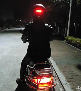 Led Wireless Motorbike Helmet Brake Light
