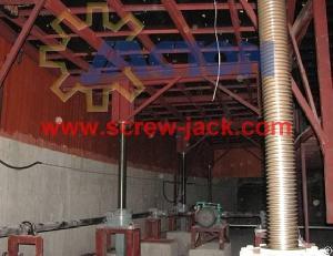 electric screw jack lift system theatre stage synchronous lifting platform