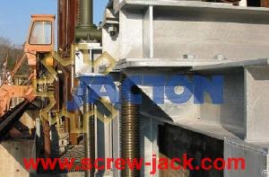 Electrically Driven Worm Screw Jack Is Used For Lifting And Lowering Sluice Gate