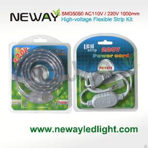 220vac High Voltage Led Flex Strip Kit-1m