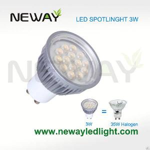 3w Gu10 Led Spotlight Smd5050 14pcs Replace 35w Gu10 Halogen Lamp