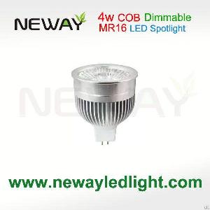 dimmable 4w mr16 led spotlight fittings ac dc12v epistar cob spot light