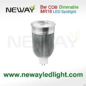 Dimmable 8w Mr16 Led Spotlight For Home 3000k-6500k 600lm To 650lm Led Spot Lamp Manufacturers