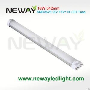 Led 2g11 Tube 18w Smd 3528 Milky Pc Cover 4pin Ight