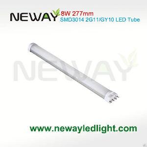 led 2g11 tube 8watts smd3014 milky pc cover 4pin