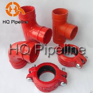 ul fm ductile iron grooved fittings couplings