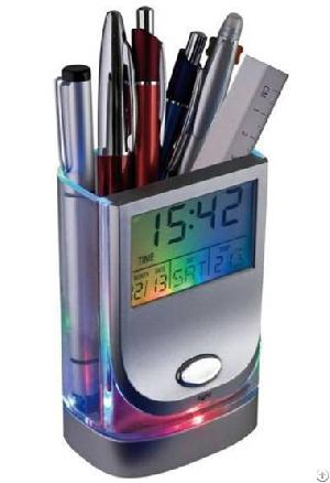 electronic gift colorful calendar penholder e006 2538