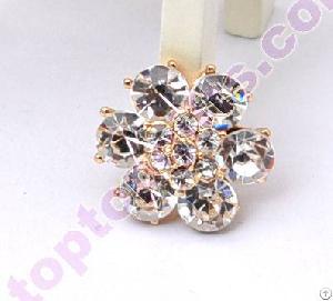 plum blossom rhinestone cabochone crystal purfume bottle decoration