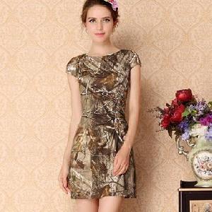 Elegant Printed Short Sleeve Summer Dresses