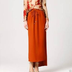 Irregular Style Long Chiffon Skirts For Woman