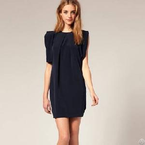 Western Elegant Sleeveless Dresses For Women Deep Blue