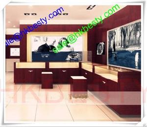 Glass Jewellery Display Cabinets / Modern Display Counter / Led Light For Retail Store