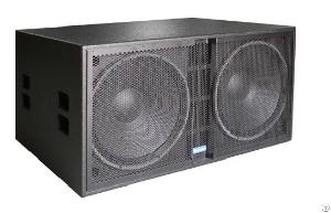 High Power Subwoofer System, Pro Sound, Horn Box, Pa System, Speaker Cabinet, Pro Audio, Xs 218