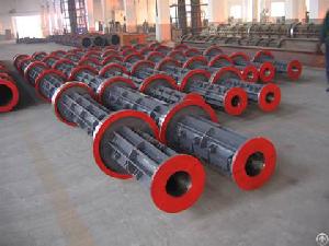 concrete pole spinning machine line