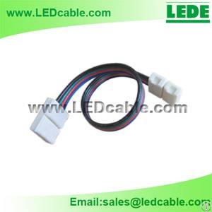 Connecteur De 10cm Avec Adaptateur 10mm Pour Ruban Led Rgb