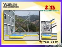 New 4 Station Motor Bungee Trampoline / Beach Bungee Trampoline / Jumping Bed On Beach