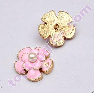 Metal Flower Cell Phone Case Decoration