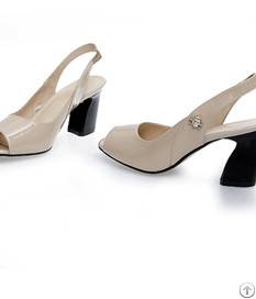 charming peep toe heel pump watermelon