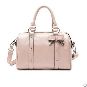 Elegant Western Bowknot Women Handbag Beige