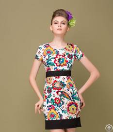 Floral Print Womens Easter Dresses