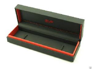 Fashion Black Leather Boxes For Watches