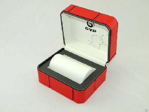 Red Leather Watch Box For Lovers