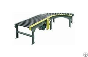 Hytrol Live Roller Conveyor 199-crrc Chain Driven Live Roller Curve