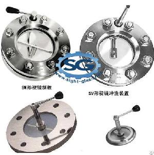 Circular Sightglass Wiper And Cleaning