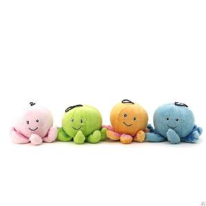 4 Colors Octopus Pet Plush Dog Squeak Toys