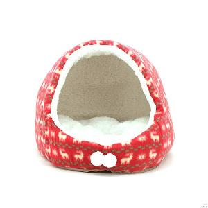 christmas dog bed pet house