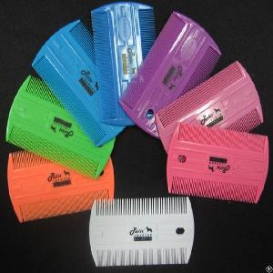 Colorful Pet Dog Grooming Flea Brush Comb