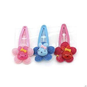 Colorful Rabbit Design Pet Dog Hair Clips