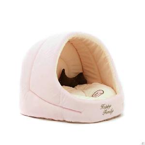 Hf Pink Round Pet Lovely Bed Dog House