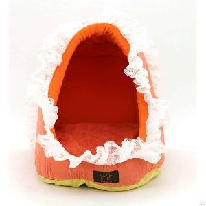 Orange Dog Bed, Pet House, Dog Pad, Pet Supplies