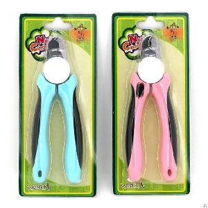 Pet Nail Grooming Safe Cutter Clipper Yellow Blue Pink