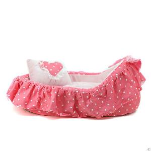 Pink Polka Dot Princess Cradle